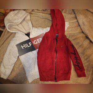Tommy Hilfiger Kids' Red and White Sweatshirts